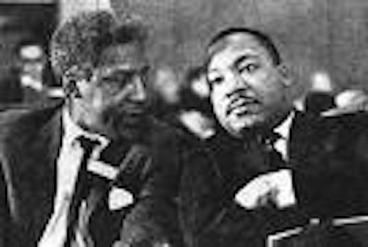 Rustin Bayard and Dr Martin Luther King, Jr