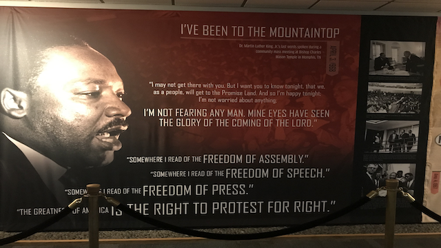 Rev Martin Luther King Jr Museum in Atlanta -  On the Mountain Top, Sep 2023
