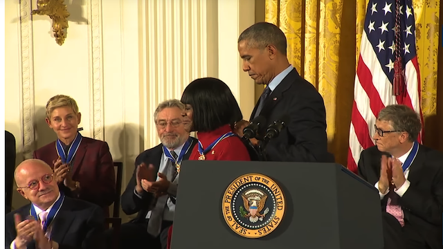 Cicely Tyson Awarded Presidential Medal of Freedom in 2016 by President Barack Obama