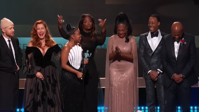 Quinta Brunson and Abbot Elementary Cast at the 2023 SAG Awards Ceremony